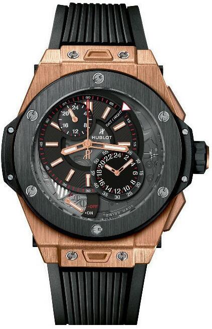 Hublot 403.OM.0123.RX Big Bang Unico 45 mm Alarm Repeater King Gold Ceramic mens watch